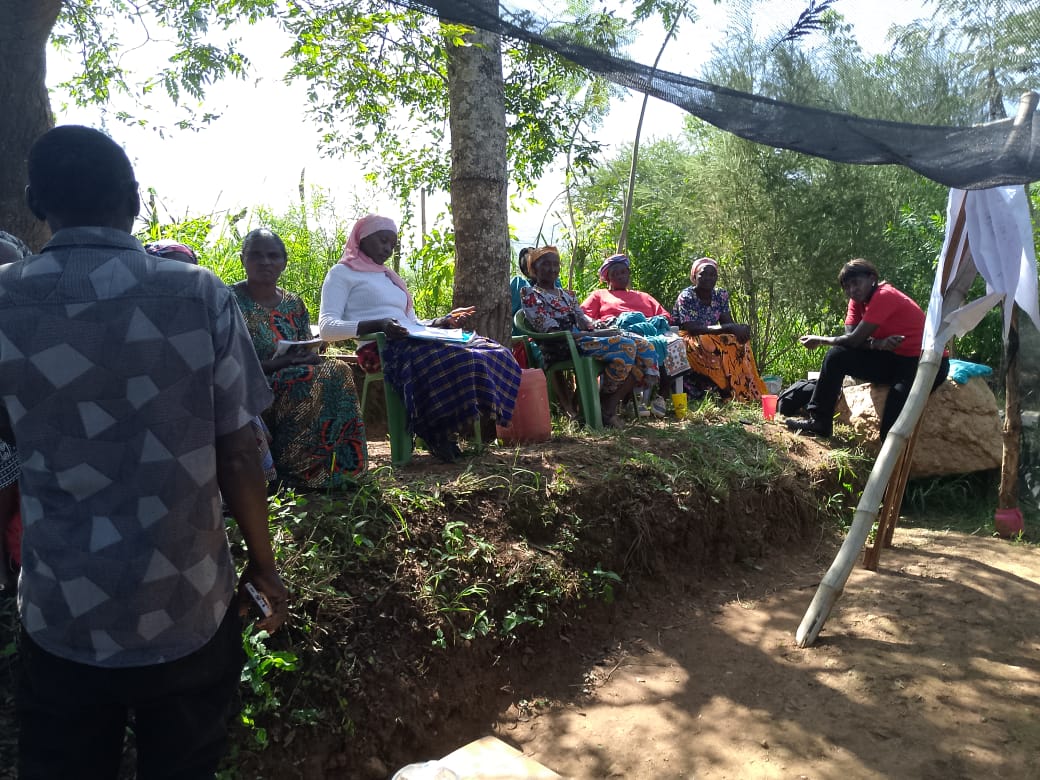 Community participants at a Haki Nawiri Afrika activity